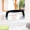 4 Pack Plastic Storage Bins with Lids and Handles, Clear Plastic Latching Storage Box, Stackable Storage Containers for Organization, 5 Quart